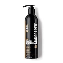 MANSCAPED 2 In 1 Shampoo & Conditioner, UltraPremium Formula Infused with Sea Kelp, Coconut Water, Aloe for Nourishing and Hydrating Hair 16 oz Aluminum Bottle