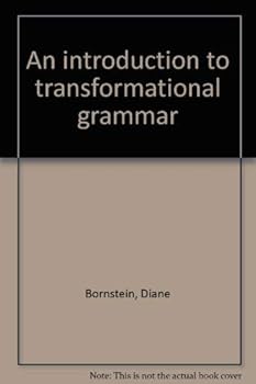 Hardcover An introduction to transformational grammar Book