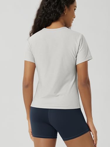 Image of ODODOS Women's Short Sleeve Performance T-Shirts - Ultra Soft odSTRATUM Tech Crew Neck Tee UPF 50+ Essential Top