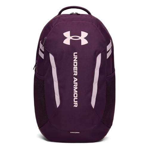 Image of Under Armour Unisex Hustle 6.0 Backpack, (526) Purple Echo /Prime Pink /Prime Pink, One Size Fits Most