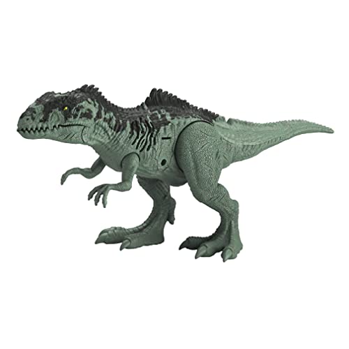 Jurassic World 12-in Dinosaur Figure, Strike & Chomp Action, Sounds, Movable Joints, Great Gift for Ages 4 Years Old & Up
