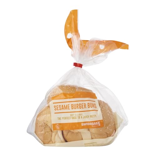Swissbake Fresh Sesame Burger Buns 75g (Pack of 4)