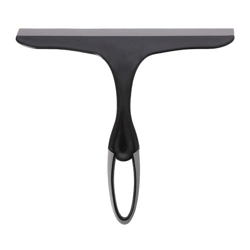 Inbagno Spazzola tergivetro da Doccia Nero in plastica, Multiuso Lava vetri o specchi, Installazione da Appendere