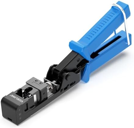 VCELINK Speed Termination Keystone Tool for VCE 90-Degree Keystone Jacks, Cat5e/Cat6/Cat6A Ethernet Cable 90°Angled Rj45 Punch Down Tool