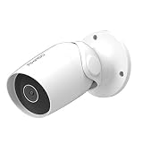 【Detección de movimiento y Audio bidireccional】 Cuando Cámara IP Wifi Inalámbrica detecta movimiento o sonido, recibirá una notificación con una instantánea en el teléfono y una alarma sonora al mismo tiempo. El micrófono y el altavoz de alta calidad incorporados, le permite un video remoto fluido y una calidad de llamada nítida cuando hable con sus familias a través de APP(AKASO Smart)(Nota: soporte WIFI de 2.4GHz, no 5GHz).