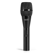 Clear, Powerful Sound: Featuring a cardioid condenser design, this wired handheld microphone effectively captures vocals and reduces background noise, ideal for live gigs, voiceovers, and recording. Built-in Pop Shield: Internal pop protection minimi...