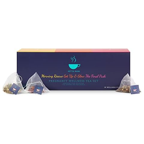HOTTEA MAMA | Pregnancy Wellness Tea Set | Designed To Support Each Trimester | Three Blends For Mum To Be Wellness | Pregnancy Gift | 45 Tea Bags Can Make 75 Cups Of Tea Cover