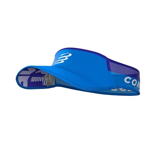 Compressport - Visera para correr negra - Visor Ultralight - Ultraligero y altamente ventilado - Fibras de secado rápido