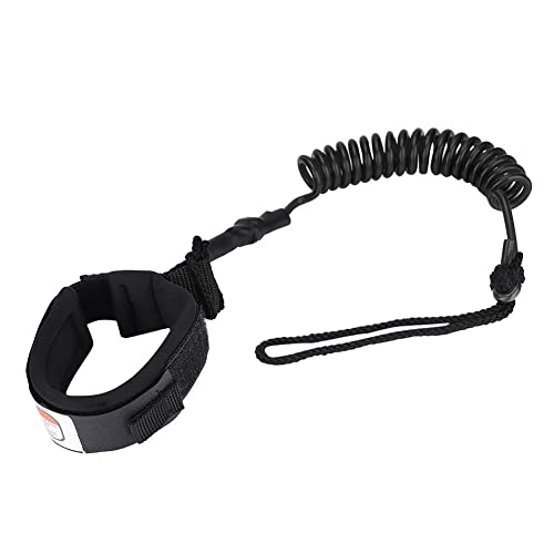 Trela de remo, prancha de stand up paddle 5 mm enrolada mola perna pé corda corda de surfe para pran