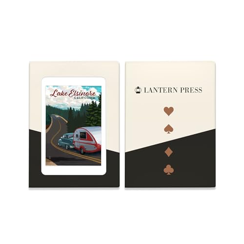 Baraja poker Lantern Press con 52 cartas miniatura 4
