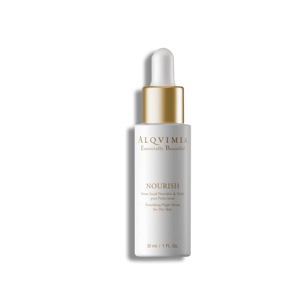 Alqvimia Essentially Beautiful Nourish Night Serum For Dry Skin, 30 ml