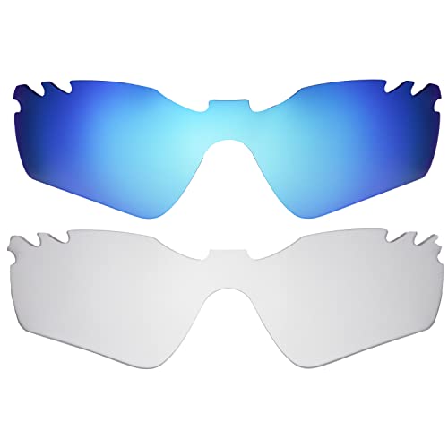 Verres Radar Path ventilé bleu et transparent polarisé pour lunettes de soleil de sport Oakley