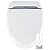 BioBidet USPA 6800U Adjustable Bidet Toilet Seat with Wireless Remote, Dual Nozzle, User Presets and Dryer, White, Elongated