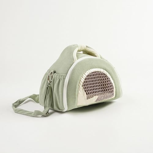 Fenteer Bolsa de transportador de hamster, com janela de malha, habitat, portátil, pequenos animais
