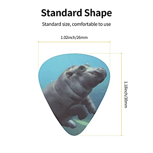 Médiators de guitare 12-Pack Baby Hippos Guitar Picks pour guitare électrique Guitare acoustique Diverses guitares - Les Beatles, Paul McCartney, John Lennon, RIngo Starr, George Harrison Médiators de guitare 12-Pack Baby Hippos Guitar Picks pour guitare électrique Guitare acoustique Diverses guitares – Image 4