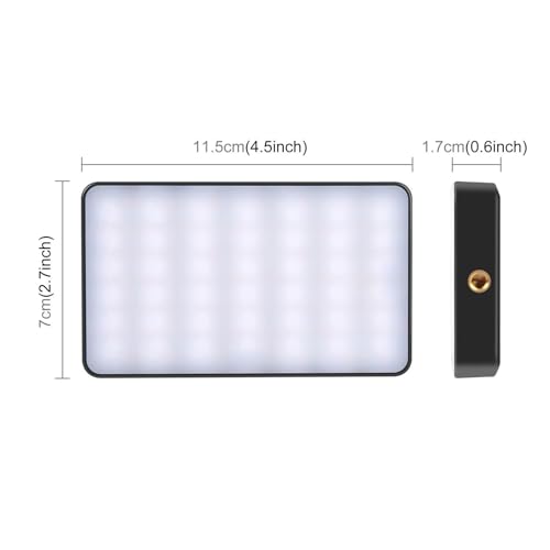 Domary Luz de Vídeo LED Recargable 2500 9500K Iluminación de Fotografía para Sesiones Fotos Vídeo Transmisión en Vivo - imagen 4