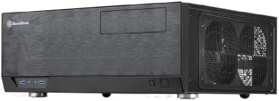 SilverStone SST-GD09B - Grandia HTPC ATX Computer Case, Silent High Airflow Performance, black