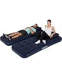AVENLI Luftmatratze Luftbett Camping Set mit 2 Kissen für 2 Personen 2X 191x73x22cm aufblasbare Matratze Gästebett weiche Liegefläche mit beflockter Oberfläche Reise-Bett für Camping & Zuhause