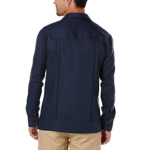 Image of Cubavera Men's Long-Sleeve 100% Linen Guayabera