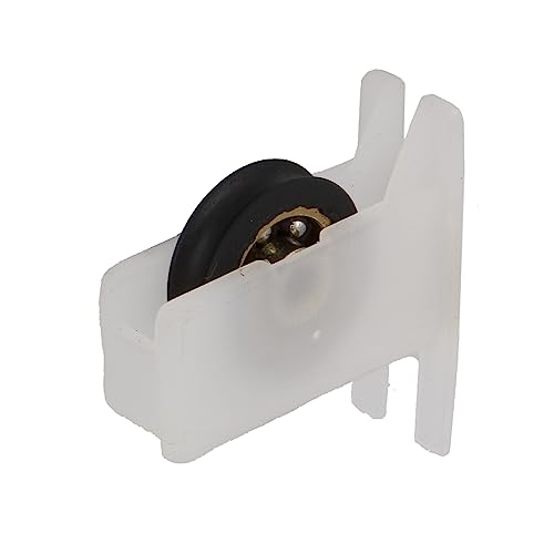 Amig - Rodamiento Ventana Corredera - Juego de 2 unidades - Tamaño 38 x 40 mm - Carcasa de Nylon Con Rodamientos de Bolas - Diseñado para Ventanas Deslizantes - Color Blanco
