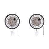 Tumintu 2 x 24 joyas NH35A NH35 6 Reloj Movimiento mecánico automático 21600Bph ventana negra