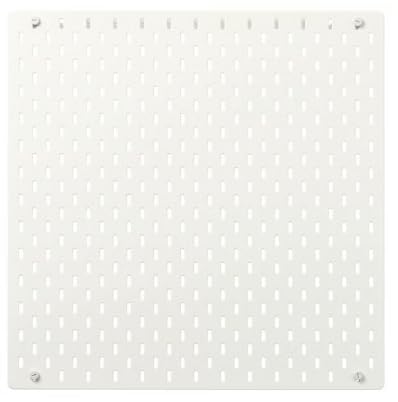 IKEA Skadis Pegboard White 003.208.03 Size 22x22 ", Metal
