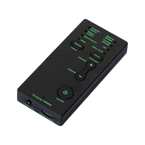 Whoasyst Voz para smartphone con 10 efectos de tono: modificador portátil para llamadas, personalizable y cambiador de voz de volumen para teléfono