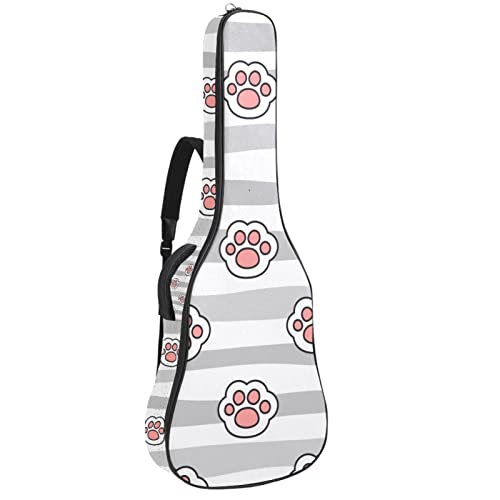 Sac à dos pour guitare acoustique imperméable avec organiseur de sac