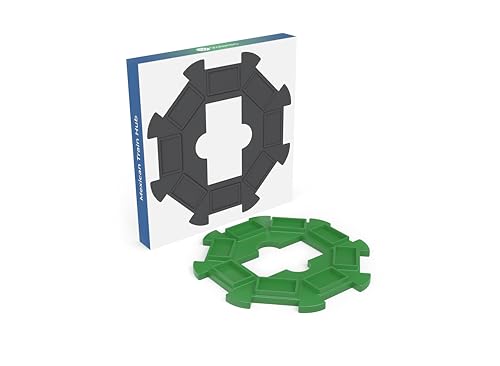 Centro de juego Mexican Train Hub para Dominoes verde miniatura 3