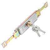 OATIPHO Serratura Antifurto per Porte Avvolgibili e Serrande Serratura di Sicurezza Multiporta in Acciaio Resistente Installazione Facile Pomello e Maniglia per Porte Commerciali e