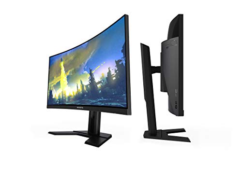 Image of GIGABYTE G27FC 27 inch 165Hz 1080P Curved Gaming Monitor, 1920 x 1080 VA 1500R Display, 1ms (MPRT) Response Time, 90% DCI-P3, FreeSync Premium, 1x Display Port 1.2, 2x HDMI 1.4