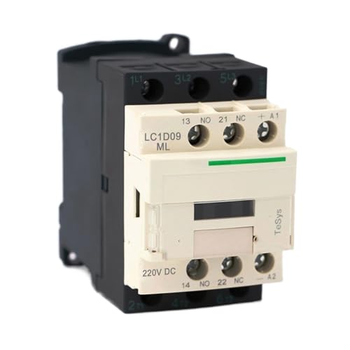 Contacteur LC1D09ML DC 9A 220V | Relais électromagnétique tripolaire 3NO pour moteur