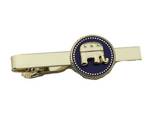 US Presidential President Republican Elephant Tie clip