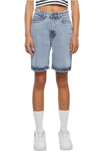 Ladies 90s Bermuda Shorts 28 100% donna cotone azzurro