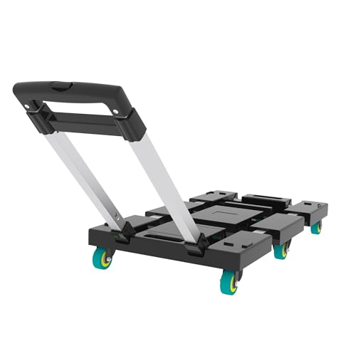 Carretilla plegable portátil con 6 ruedas y 150 kg carga miniatura 6
