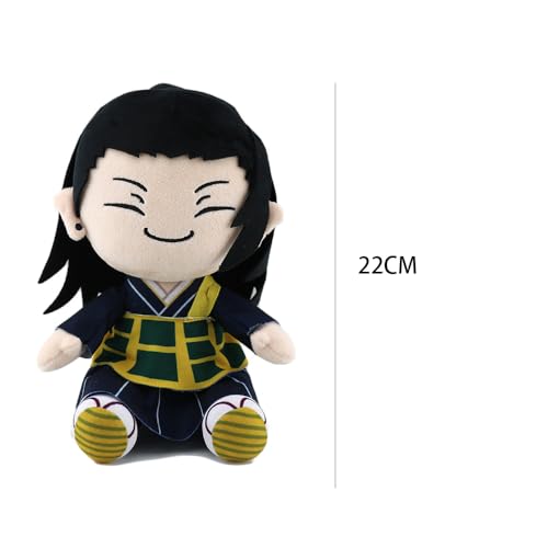 LUNK Geto Suguru Soft Figure JJK Geto Suguru Figurine Stuffed Anime Plush Pillow Cushion for Hug Cuddle Home Sofa Decoration 22cm/8.66