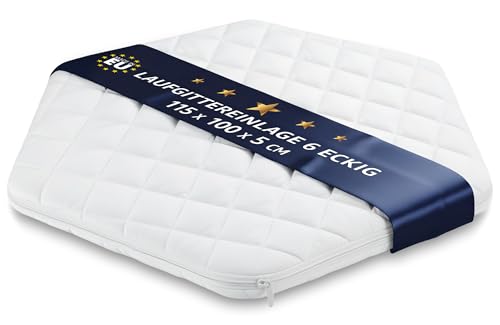 Laufgittereinlage 6 eckig 100x115 cm - Baby Laufgitter Laufstall Matratze Laufstalleinlage aus Schaumstoff für Kinder Babymatratze Laufstallmatratze Spielmatratze 100 x 115 Laufgittereinlage 6 eckig 100x115 cm - Baby Laufgitter Laufstall Matratze Laufstalleinlage aus Schaumstoff für Kinder Babymatratze Laufstallmatratze Spielmatratze 100 x 115