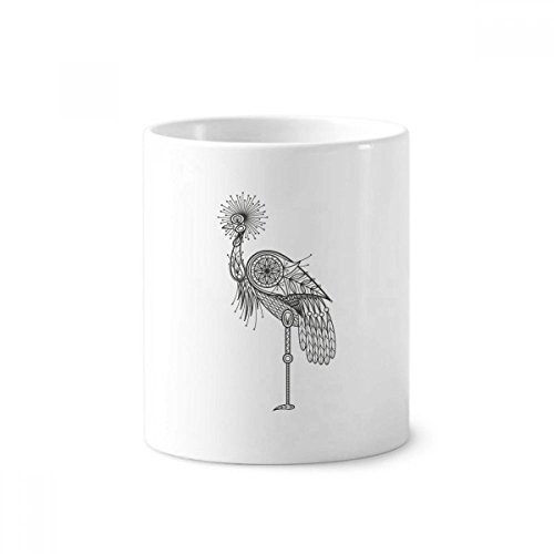 Tasse en céramique oiseau blanc 350ml pour embellir votre bureau et salle de bain