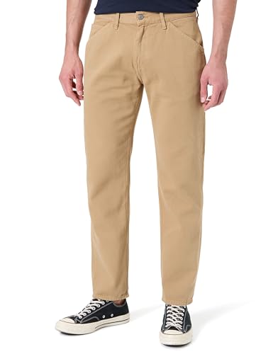 Pantalon homme Carpenter Teddy Smith beige confortable pour bouger librement