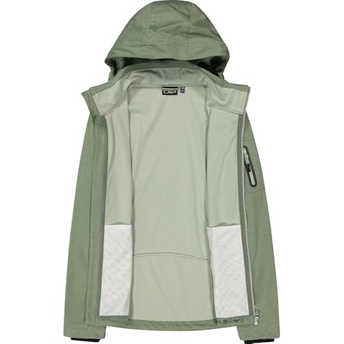 Veste softshell CMP Femme Light Melange avocado en grande taille 4XL
