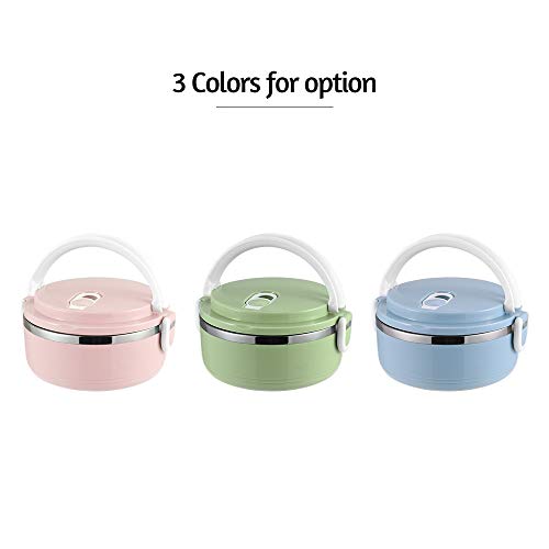 Cucudy S-0530 Lancheira Bento Isolada em Aço Inoxidável Portátil de Uma Camada Lancheira À Prova de