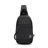 Arctic Hunter - Bolsa de pecho para hombre, bandolera impermeable, mini mochila para caminar, viajar, senderismo