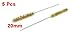 uxcell 5pcs 20mm Dia Brass Wire Tube Brush Cleaning Tool 30cm Length