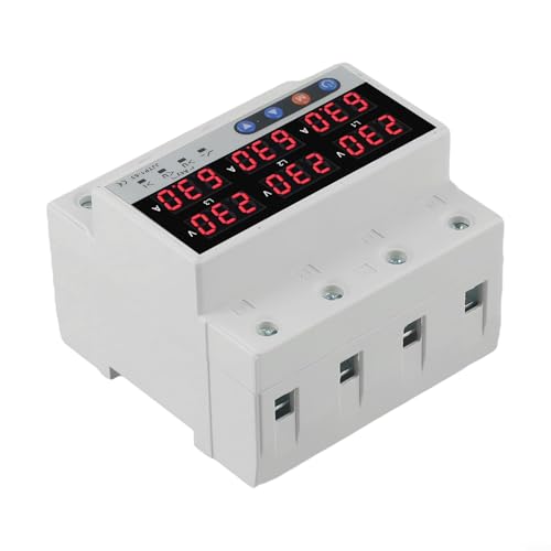 Relé protector trifásico ajustable con protección contra cortocircuito 63A 6