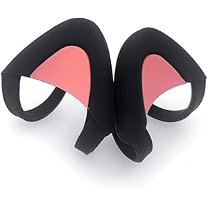 sciuU Kitty Ears Decoratief voor hoofdtelefoon, siliconen kattenoren, decoratie compatibel met HypreX Cloud/Cloud II…
