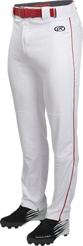 Pantalon Rawlings blanc et rouge idéal pour vos entraînements dominicaux