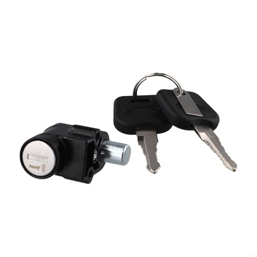 Elektrofahrrad-Akkuschloss und Schlüssel-Set, Metall-Power-Lock-Mechanismus mit Doppelschlüsseln für Hailong-Batteriegehäuse, kompatibel mit Hailong 1 2 E-Bike-Akku (20 mm)