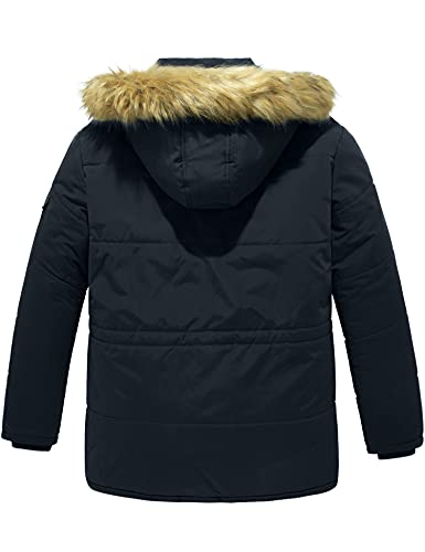 Image of Soularge Men's Big and Tall Winter Warm Heavy Hooded Parka Jacket