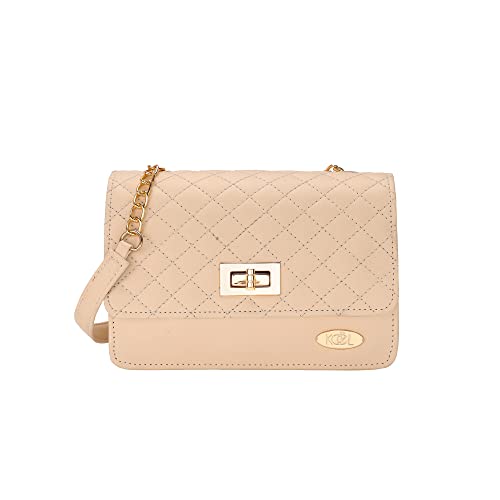 Koel By Lavie Women’s Mila Sling Bag (Beige)