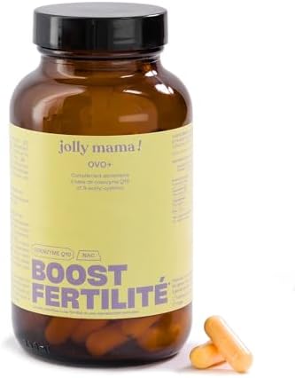 Jolly mama! Ovo+ | Boost Fertilité | Zinc, NAC, CoQ10 & Tryptopha...